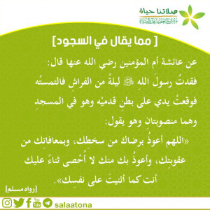 29أعوذ برضاك من سخطك