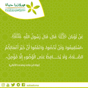 87استقيموا ولن تحصوا